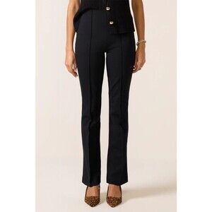 SPANX PerfectFit Ponte Micro Flare Pant Soft Black Women’s Size 1X Tall 1T $158